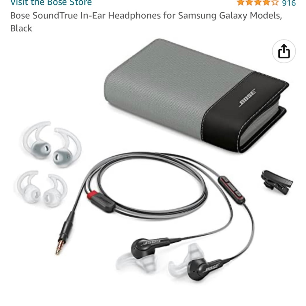 New*** Bose headphone with MIc